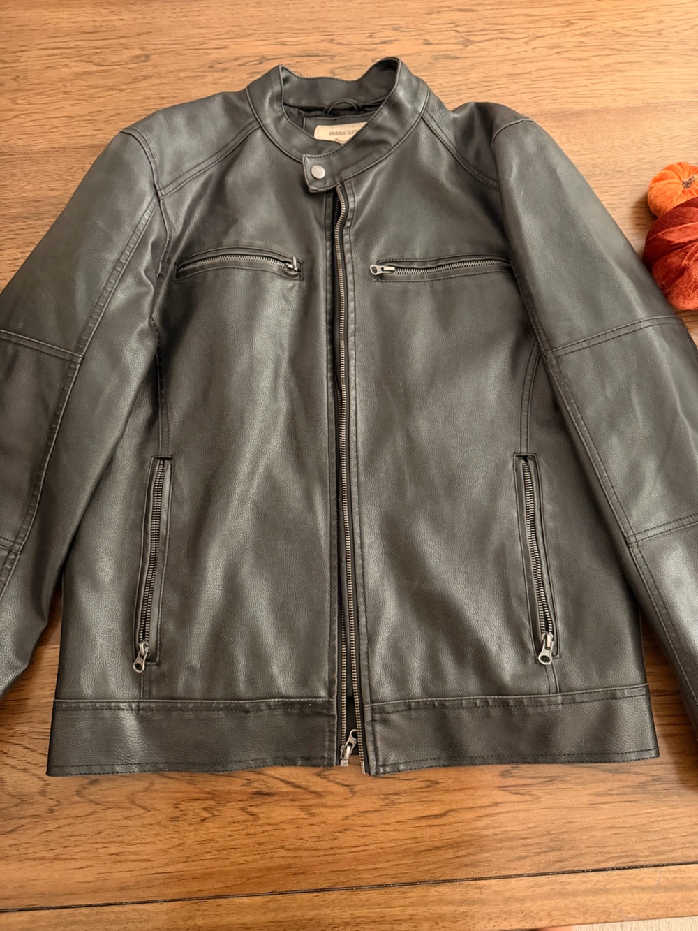 Route 66 Men's Black Moto Jacket Size Medium